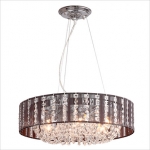  Люстра подвесная INL 1063P-6 CHROME BLACK